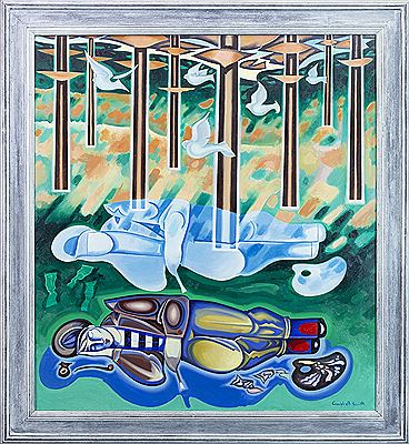 Sample artwork by Campbell Smith (1951 - 1998), known for painting - View similar artists and auction records