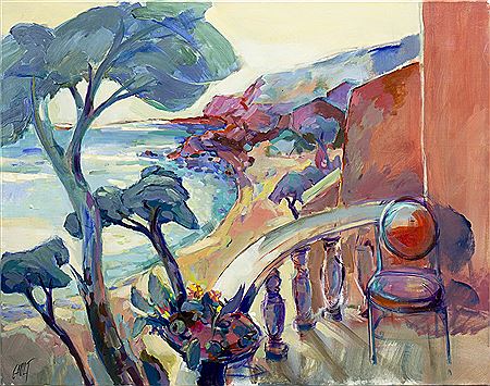 BALCONY VIEW by Marcel Gault - Auction record, sale price, and art valuation. Compare with similar artists and explore comparable artworks.