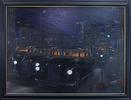 TAXI by David Richardson - Auction record, sale price, and art valuation. Compare with similar artists and explore comparable artworks.