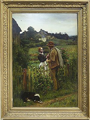 THE SHEPHERD'S COURTSHIP, AT ANCRUM by Charles Martin Hardie - Auction record, sale price, and art valuation. Compare with similar artists and explore comparable artworks.