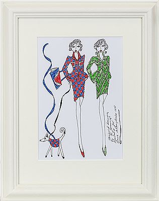 ORIGINAL ILLUSTRATION FOR LAURA ASHLEY