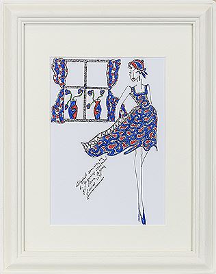 ORIGINAL ILLUSTRATION FOR LAURA ASHLEY
