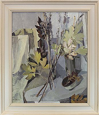 AUTUMN STILL LIFE by Noni McCrone - Auction record, sale price, and art valuation. Compare with similar artists and explore comparable artworks.