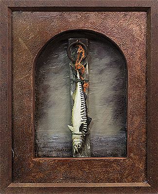 Sample artwork by Douglas Robertson (20th/21st Century), known for painting and assemblages - View similar artists and auction records