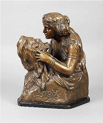 Sample artwork by Jeno Eugen Martinelli (1886 - 1954), known for portrait, religious and memorial sculpture, bas reliefs, public art - View similar artists and auction records