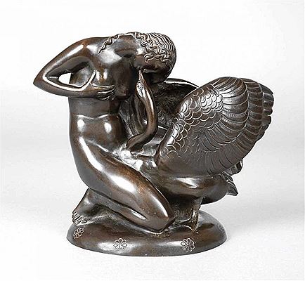 Leda mit dem Schwan by Richard Klein - Auction record, sale price, and art valuation. Compare with similar artists and explore comparable artworks.