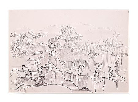 Sample artwork by Gad Frank (Born 1930) - View similar artists and auction records