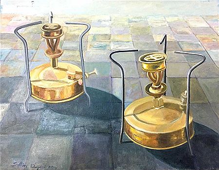 Oil Burners by Salim Digmi - Auction record, sale price, and art valuation. Compare with similar artists and explore comparable artworks.