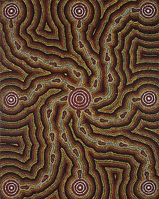 Sample artwork by Marie Ryder (21st century), known for aboriginal painting - View similar artists and auction records