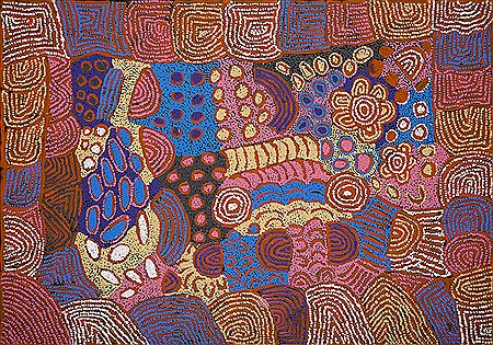 Artwork by Maisie Campbell Napaltjarri