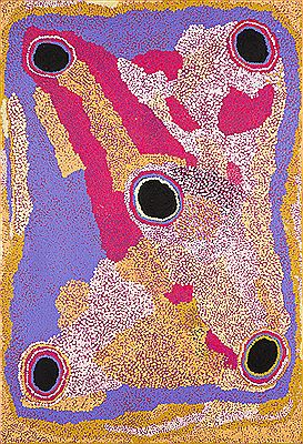 Sample artwork by Biddy Baadjo, known for aboriginal art - View similar artists and auction records