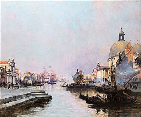 Le grand canal et San Simeone Picolo, Venise by Raymond Allegre - Auction record, sale price, and art valuation. Compare with similar artists and explore comparable artworks.