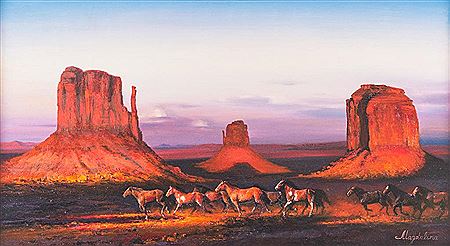 Flaming Horses