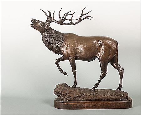 Elk by Leslie Welliver - Auction record, sale price, and art valuation. Compare with similar artists and explore comparable artworks.