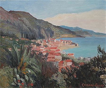 View on the bay of Menton