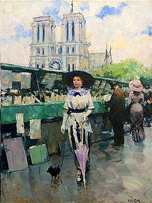 Young woman in Paris