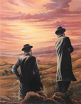 Yeshiva boys in sunset by Sara Weitzman - Auction record, sale price, and art valuation. Compare with similar artists and explore comparable artworks.