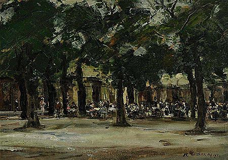 Biergarten an den Münchner Hofgartenarkaden