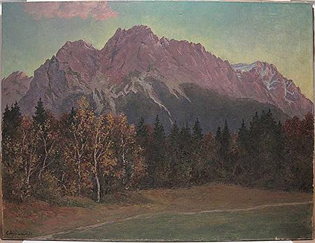 Herbstabend beim Waxenstein