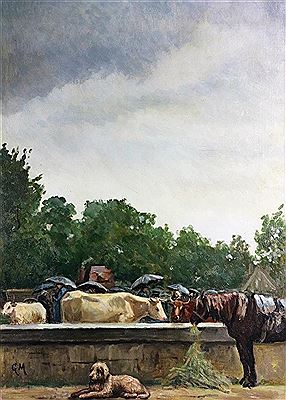 Le marché aux bestiaux