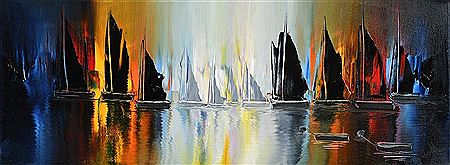 Sails at Moonlight II
