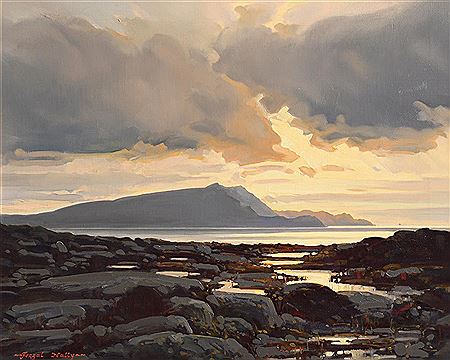 Last Light Over Craoghann, Achill, Co Mayo (1995)