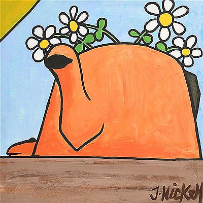 Still Life - Teapot and Daisies