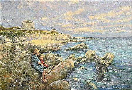 Watching Boats near Joyce's Tower, Sandycove (2005)