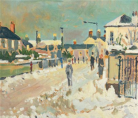 Snow on Templeogue Road, Dublin (1982)