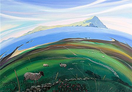 Towards Clare Island by Nick Nicholas Hely Hutchinson - Auction record, sale price, and art valuation. Compare with similar artists and explore comparable artworks.