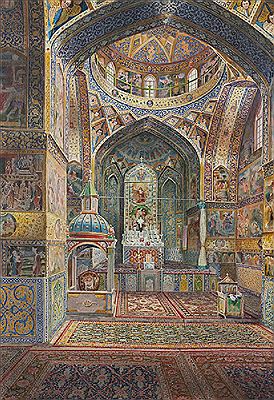 Elaborate church interior