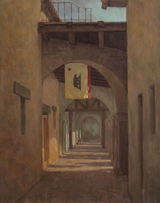 "Long Shadows, East Cloister", 1998