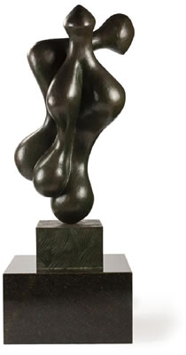 Embracing abstract figures
