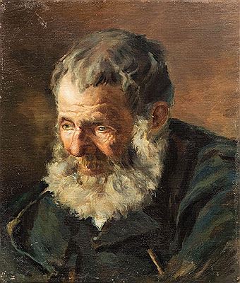 Old man's head