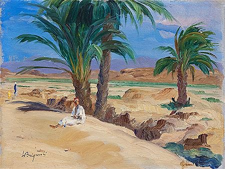 Biskra, Algeria by Luigi Brignoli - Auction record, sale price, and art valuation. Compare with similar artists and explore comparable artworks.
