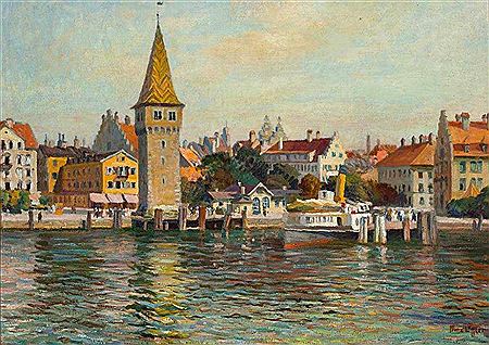 Sample artwork by Franz Karl Loffler (1875 - 1955), known for painting - View similar artists and auction records
