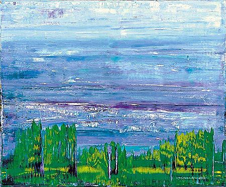 Abstrahierte Landschaft