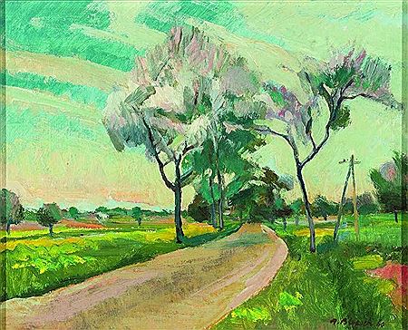 Strasse im Elsass