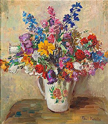 Sample artwork by Paul Kusche (1882 - c.1952), known for painting - View similar artists and auction records