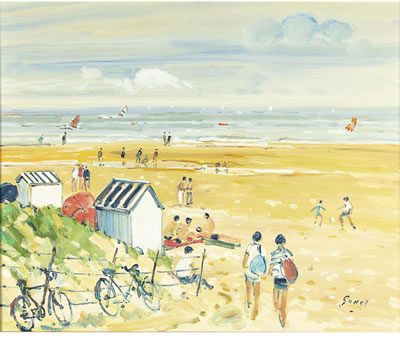 Les cabanes de plage by Pierre Godet - Auction record, sale price, and art valuation. Compare with similar artists and explore comparable artworks.