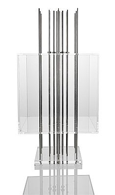 "Plexiglaskubus", 1985/1986
