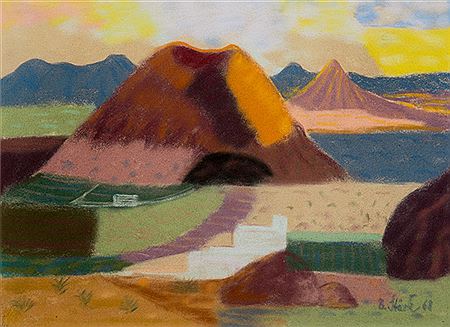 "Teneriffa - Landschaft", 1968 by Bruno Stark - Auction record, sale price, and art valuation. Compare with similar artists and explore comparable artworks.