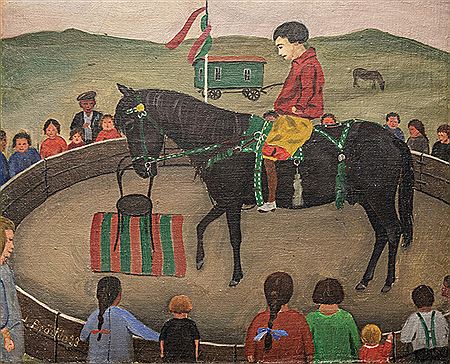 Village circus, 1928