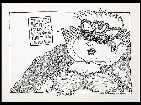 "Calendars and Promotional Drawings", 1984-86 (17)