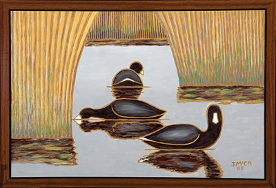 Coots in the Bayou", 1985