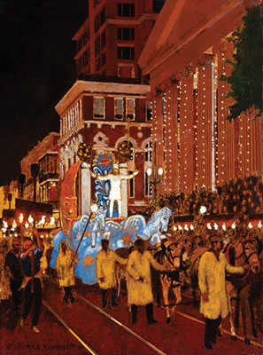 Mardi Gras Scene", 2004