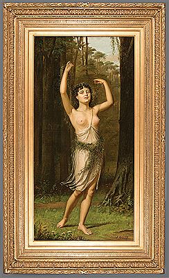 Sample artwork by John Genin (1830 - 1895), known for portrait, landscape, history, allegory - View similar artists and auction records