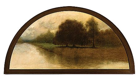 "Monumental Louisiana Bayou Lunette"