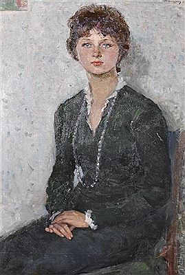 "Irina" by Samouil Nevelshtein - Auction record, sale price, and art valuation. Compare with similar artists and explore comparable artworks.
