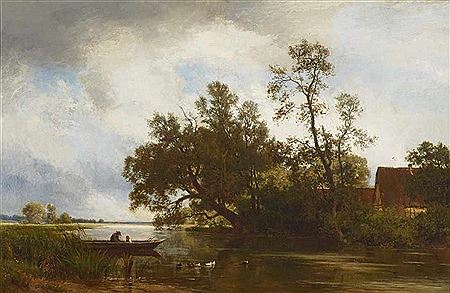 Shore landscape with farmstead and Kahn by Philipp Roth - Auction record, sale price, and art valuation. Compare with similar artists and explore comparable artworks.